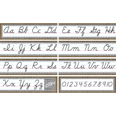 Teacher Created Resources Home Sweet Classroom Cursive Mini Bulletin Board Set TCR8884